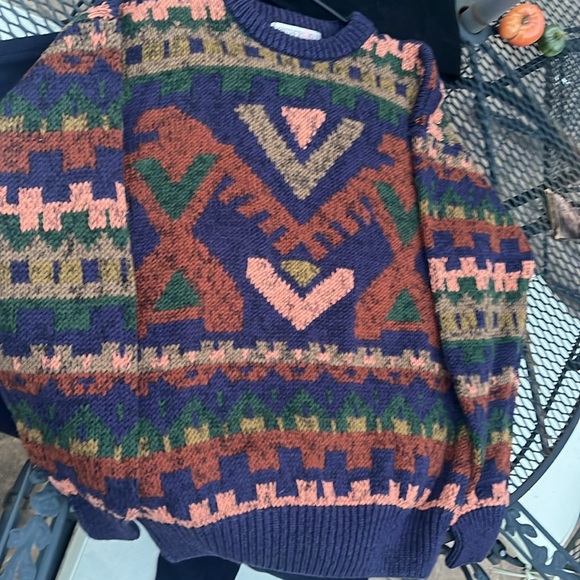 Vintage Northern Isles Men’s Knit Crewneck sweater size Large - Picture 6 of 6